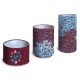 Metal Cup Pens 3 Sizes Burgundy and Navy Roses BUSQUETS Metal Cup Pens 3 Sizes Burgundy and Navy Roses BUSQUETS