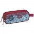 Pencil Case Burgundy and Navy Roses BUSQUETS Pencil Case Burgundy and Navy Roses BUSQUETS