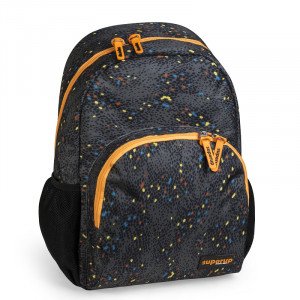 School Backpack Superup Gray Dotted BUSQUETS Big Pocket
