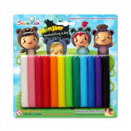 Modelling Clay 12 Colors Smile Kids 200 g