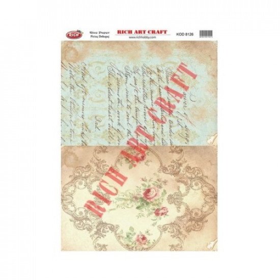 Rice Decoupage Patterns RICH 8126 29×41 cm