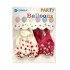 Party Balloons 6 Pcs Red and White Hearts Party Balloons 6 Pcs Red and White Hearts