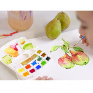 Water Color Pocket TALENS ART CREATIONS Tablets 12 Colors with Brush