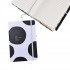 Memo notebook 21x14 cm with rope Lined White Squares Memo notebook 21x14 cm with rope Lined White Squares