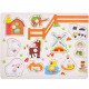 Educational Wooden Children's Toy Farm Animals Puzzle
