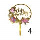 تغريسة كيك Happy Birthday عدة اشكال ورود مجموعه2 تغريسة كيك Happy Birthday عدة اشكال ورود مجموعه2