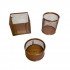 Desk Set 3 Pieces Of Metal Rose Gold Mesh MAS Desk Set 3 Pieces Of Metal Rose Gold Mesh MAS