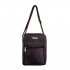 Shoulder Bag With Zipper And External Pocket Brown