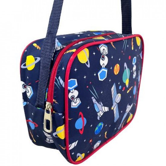 A Set Of School Backpack Pencil Case And Lunch Bag With a Space Theme A Set Of School Backpack Pencil Case And Lunch Bag With a Space Theme