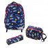 A Set Of School Backpack Pencil Case And Lunch Bag With a Space Theme A Set Of School Backpack Pencil Case And Lunch Bag With a Space Theme