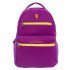 School Backpack Purple With Two Yellow zippers Pocket U.S. POLO ASSN