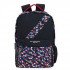 School Backpack Black With Triangle Decorations 2 Large Zippers U.S. POLO ASSN School Backpack Black With Triangle Decorations 2 Large Zippers U.S. POLO ASSN