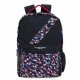 School Backpack Black With Triangle Decorations 2 Large Zippers U.S. POLO ASSN School Backpack Black With Triangle Decorations 2 Large Zippers U.S. POLO ASSN