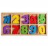 Wood Plank With Fine English Numbers
