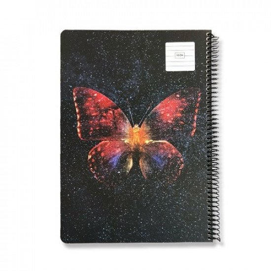 Wire Notebook Square KESKIN 100 Sheets B5 Butterfly Wire Notebook Square KESKIN 100 Sheets B5 Butterfly
