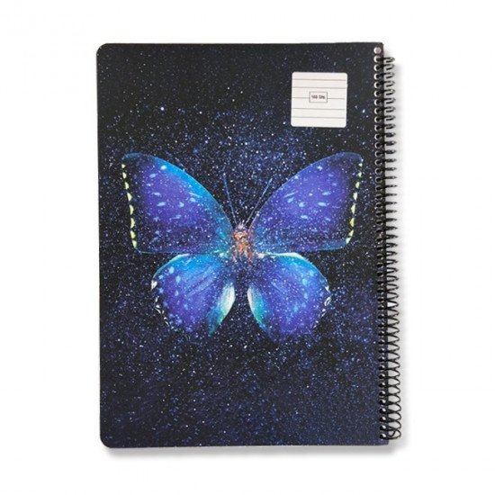 Wire Notebook Square KESKIN 100 Sheets B5 Butterfly Wire Notebook Square KESKIN 100 Sheets B5 Butterfly