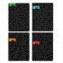 Wire Notebook English KESKIN 100 Sheets A4 Black Decoration