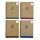 Wire Notebook English KESKIN 100 Sheets B5 Deco Kraft Wire Notebook English KESKIN 100 Sheets B5 Deco Kraft
