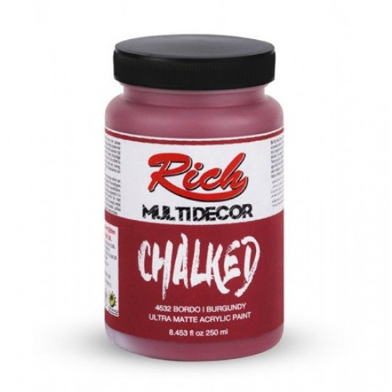Multi Decor Chalked Paint Burgundy 4532 RICH 250 ml