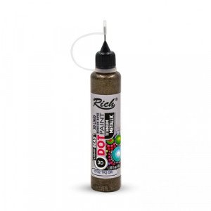Dot Paint Gray Metallic Rich 40 ml