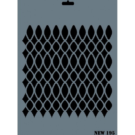 Stencil Of Artwork 25 x 35 cm RICH 195