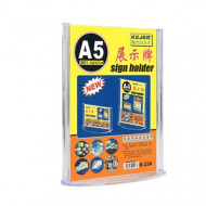 Transparent Acrylic Display Board A5 Oval Base KEJEA