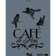 استنسل للأعمال الفنية  25×35سم ريتش 500