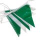 Triangles Rope Decorations Green and White 10 Meters Triangles Rope Decorations Green and White 10 Meters