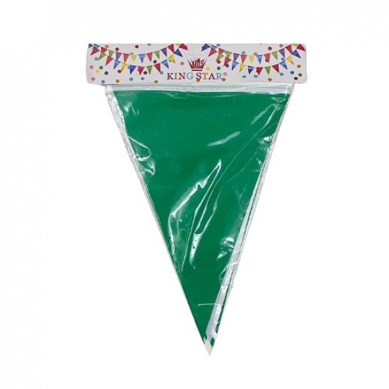 Triangles Rope Decorations Green and White 10 Meters Triangles Rope Decorations Green and White 10 Meters