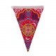 Triangles Rope Decorations Ramadan Red 2.5 Meters Figure 1