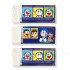 Medium White Doraemon Erasers 3 Pieces