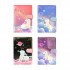 Memo Notebook 19x13 cm With Rope Space Unicorn in Several Colors Memo Notebook 19x13 cm With Rope Space Unicorn in Several Colors