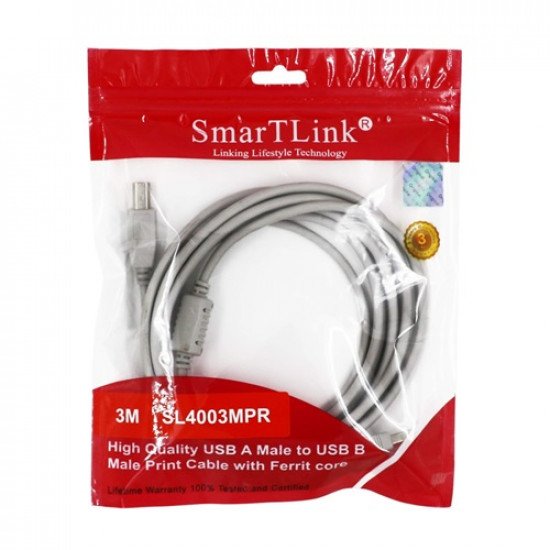 Printer Cable 3 Meter USB2.0 SMART LINK Printer Cable 3 Meter USB2.0 SMART LINK