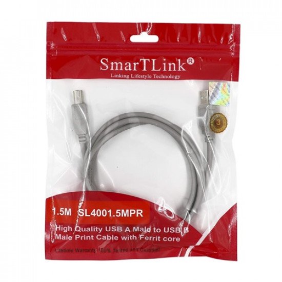 Printer Cable 1.5 Meter USB2.0 SMART LINK Printer Cable 1.5 Meter USB2.0 SMART LINK