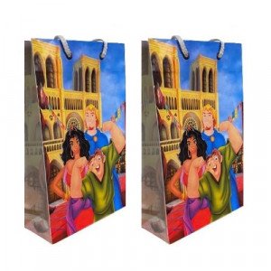 Gift Bag Paper 26 x16 x 6.5 cm Esmeralda Two Pieces