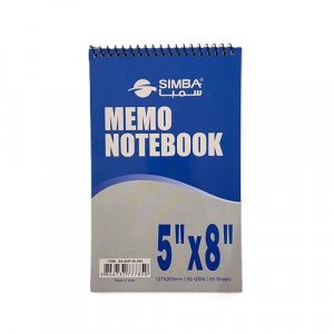 Note Book SMS 50 Sheets 8×5 inches White Simba