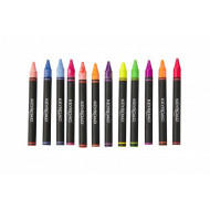 Neon Wax Crayons KEYROAD 12 Colors
