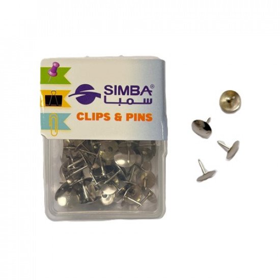 Round Push Pins SIMBA Silver Round Push Pins SIMBA Silver