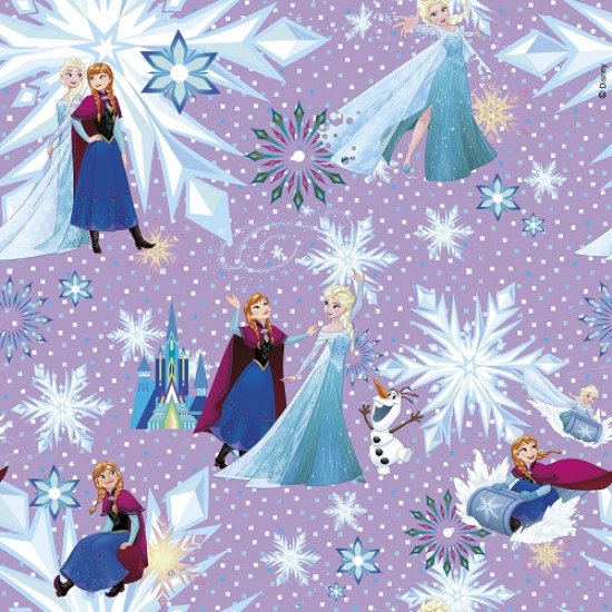 Disney Gift Wrapping Paper 2m x 70cm Frozen Purple Disney Gift Wrapping Paper 2m x 70cm Frozen Purple