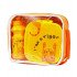 Lunch Box Set With a Bottle Yellow Tiger Print