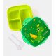 Lunch Box Set With a Bottle Green Dinosaur Print Lunch Box Set With a Bottle Green Dinosaur Print