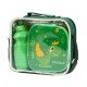 Lunch Box Set With a Bottle Green Dinosaur Print Lunch Box Set With a Bottle Green Dinosaur Print