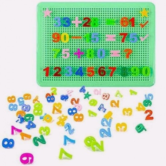 Perforated Children's Board With English Letters 28x20 cm Plastic