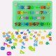 Perforated Children's Board With English Letters 28x20 cm Plastic