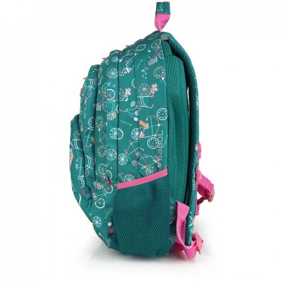School Backpack Fiori Bike 3 Large Pockets GABOL School Backpack Fiori Bike 3 Large Pockets GABOL