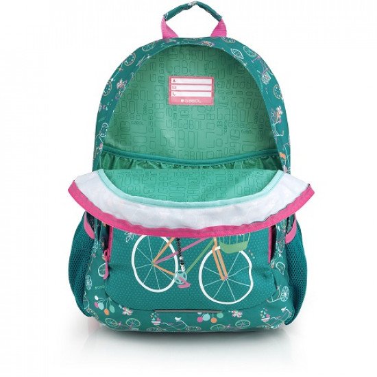 School Backpack Fiori Bike 3 Large Pockets GABOL School Backpack Fiori Bike 3 Large Pockets GABOL