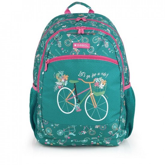 School Backpack Fiori Bike 2 Large Pockets GABOL
