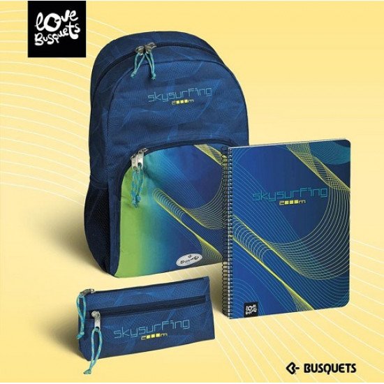 Pencil Case Sky Surfing Navy BUSQUETS Pencil Case Sky Surfing Navy BUSQUETS