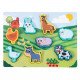 Wooden Learning Board For Multiple Activities Farm Animals Double-Sided Wooden Learning Board For Multiple Activities Farm Animals Double-Sided