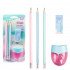 Pencil Set Eraser and Sharpener KEYROAD Pastel